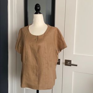Planet 100% Linen Jacket Plus Size 16